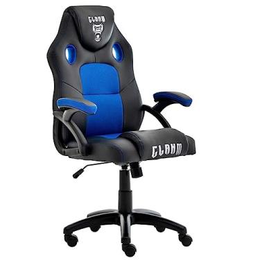 Imagem de CADEIRA GAMER JUNGLE BLACK/BLUE CLANM