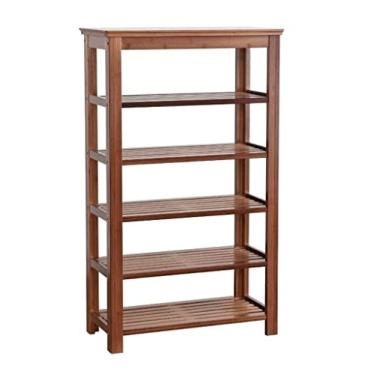 Imagem de Prateleira de sapato, organizador de sapato, de madeira, 6 níveis, armário de armazenamento de sapatos, prateleira de armazenamento de sapatos de madeira, prateleira organizadora de corredor que