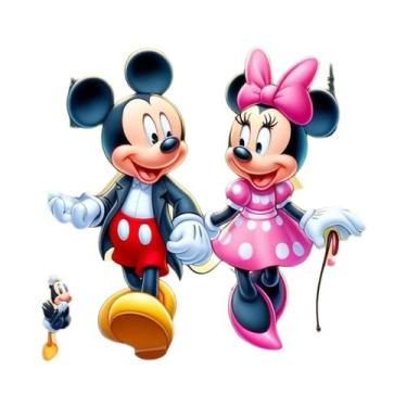 Imagem de Pintura Em Diamante Disney Mickey Minnie, Arte Em Mosaico Completo Red