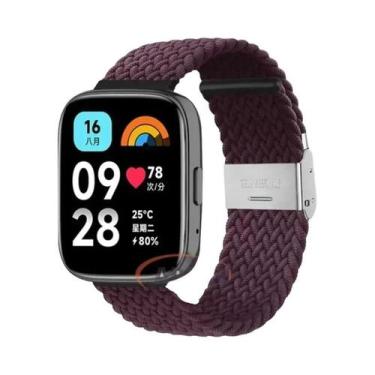 Imagem de Pulseira Elástica Trançada De 22mm Para Redmi Watch 3/5 Lite, Ajustáve