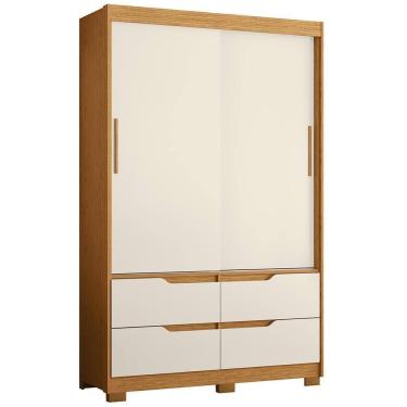 Imagem de Guarda Roupa Solteiro Sole 2 Portas e 4 Gavetas - Móveis Albatroz