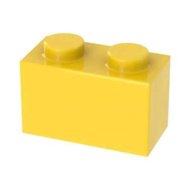 Imagem de 40 Peças Blocos De Montar DIY 1x2 Pontos ABS Educacionais Criativos Co