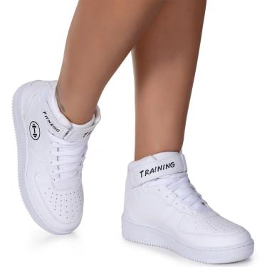 Imagem de Tênis Treino Academia Fit Caminhada Dia a Dia Cano Alto Cor:;Tamanho:38;Gênero:Unissex-Unissex