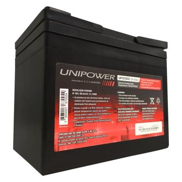 Imagem de Bateria Selada VRLA 12V 35,0AH M6 UP12350 RT 06C041 Unipower