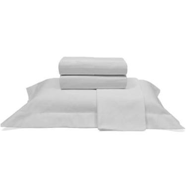 Imagem de Jogo de Cama Buettner King Percal 1000 Fios Dobra Feita Luxo 4 peças P