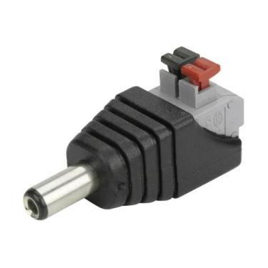 Imagem de 10X Conector P4 Macho Com Borne 2.5 5.5Mm Engate Rápido - Connect Pro