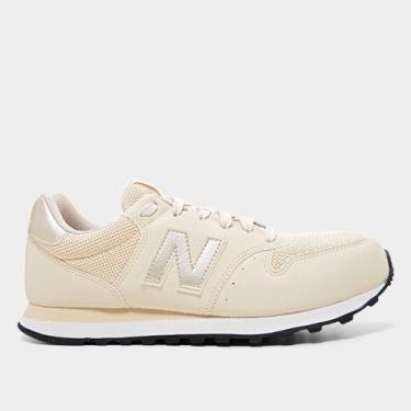 Imagem de Tênis New Balance 500 V'2 Feminino, Bege claro, 36