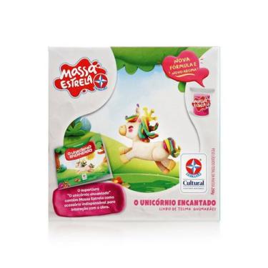 Imagem de Livro O Unicórnio Encantado com Massa - Brinquedos Estrela
