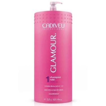 Imagem de Shampoo Cadiveu Glamour 3L Profissional elimina frizz hidrata protege 