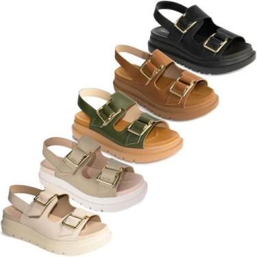 Imagem de Sandália Modare Feminina Papete Fivela Ultraconforto Original 7200, 36