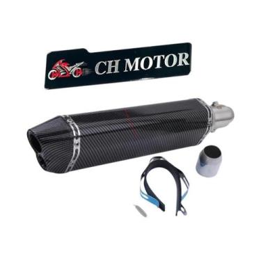 Imagem de Escapamento Universal De 38-51mm Para Motocicletas, ATV E Motos De Rua