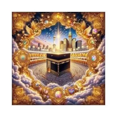 Imagem de Kit De Pintura Em Diamante 5D DIY Com Estrela Islâmica E Arquitetura, 