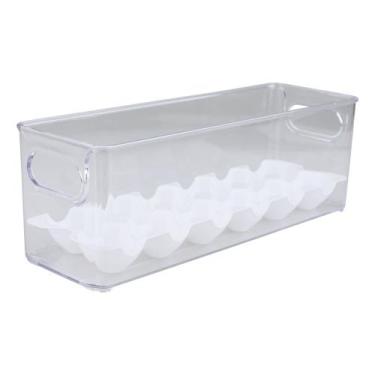 Imagem de Porta Ovos Organizador Plasútil Plástico para 17 Ovos, UNICA