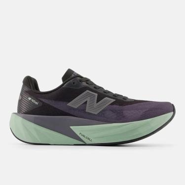 Imagem de Tênis New Balance Fuelcell Rebel V5 Feminino - Preto/Verde-Feminino