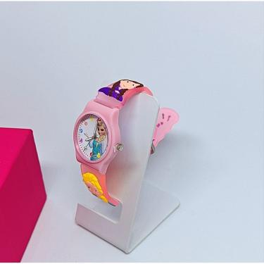 Imagem de Relógio Infantil Analógico Quartzo Menino e Menina Personagens Disney Frozen Stitch angel Sonic Pulseira 3D Desenho