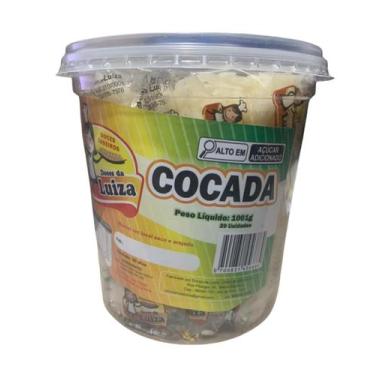 Imagem de Pote de cocada branca da luiza c/20 - Luiza Doces