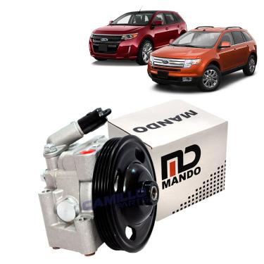 Imagem de Bomba Hidráulica Nova Ford Edge 3.5/3.7 V6 2008 A 2014 Com Polia 4pk