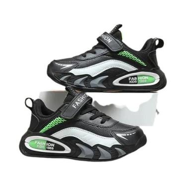 Imagem de Tênis Plataforma Fashion Para Meninos, Calçados Casuais Para Crianças 