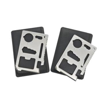 Imagem de Ferramenta Multifuncional EDC De Aço Inoxidável 11 Em 1, Portátil, Par