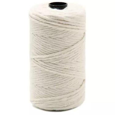 Imagem de Barbante Escolar Cru 8 Fios Rolo com 100GR 76M - EuroRoma