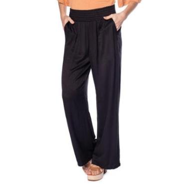 Imagem de Calça Feminina Rovitex Pantalona em Viscose Preto-Feminino