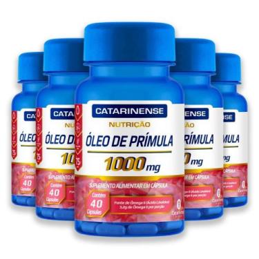 Imagem de Kit 5 Óleo de Prímula Catarinense 40 Cápsulas, sem sabor