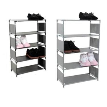 Imagem de Estante sapateira multiuso organizadora de sapatos tenis roupas objeto