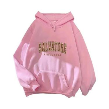 Imagem de Moletom Com Capuz E Bolso Canguru Estampado the Vampire Diaries - Esti