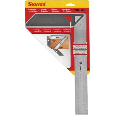Imagem de Esquadro 12 300 Mm Cabo De Alumínio Starrett K53m300s