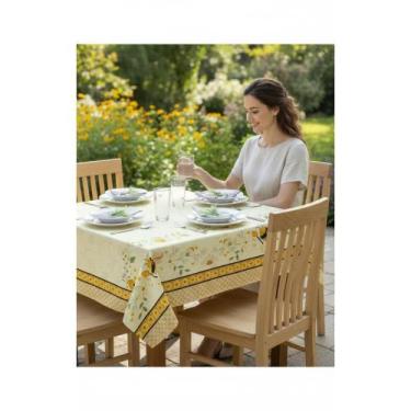 Imagem de Toalha Mesa Quadrada Rústica Luxo Abelha Mel 1,40m - Congratulations S