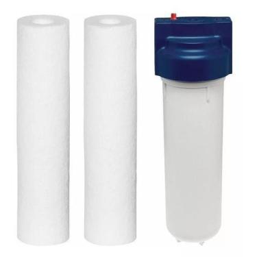 Imagem de Filtro de Agua Aquatotal Branco 3M Aqualar + 02 Refil EXTRA