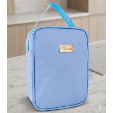 Imagem de Maternidade Bolsa Térmica para Mamadeira e Marmitinha - Rallory, Azul 