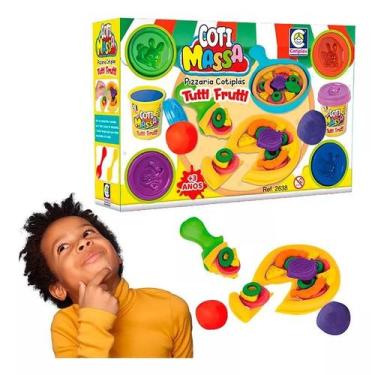 Imagem de Brinquedo coti massa tutti frutti pizzaria - Cotiplas