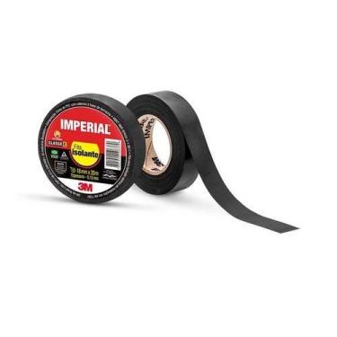 Imagem de Fita Isolante Imperial Preta 20mt - Vonder