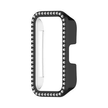 Imagem de Capa Protetora Rígida De PC Com Borda Diamantada Para HUAWEI Band 10 9