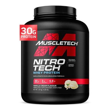Imagem de Proteína de soro de leite em pó MuscleTech Nitro-Tech Vanilla 1,8 kg-Unissex