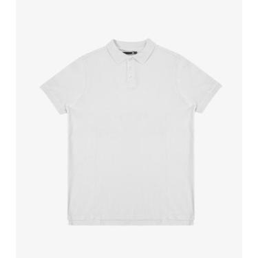 Imagem de Camisa Polo Masculina Básica Select Branco, P, Branco