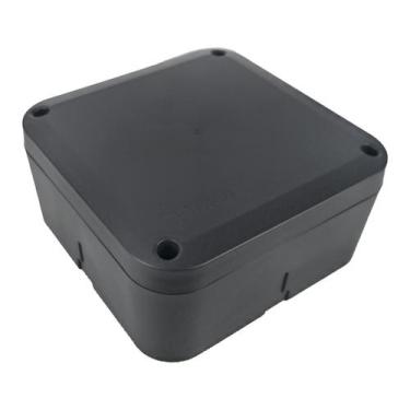 Imagem de CamBox Lite 120 12x12 PP Preto Caixa de Passagem para Instalação Profi