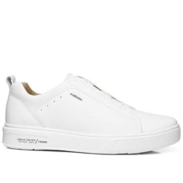 Imagem de Tênis Casual Pegada Masculino em Couro Branco 111921-01-Masculino