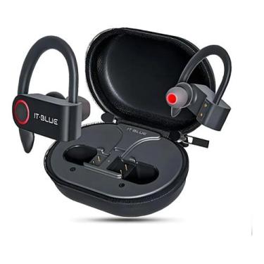 Imagem de Fone De Ouvido Gancho Tws Bluetooth Esporte Corrida Ciclismo Cor Preto