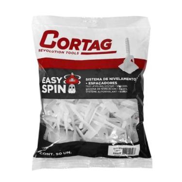 Imagem de Espacador Easy Spin 1,5mm 50un Cortag - Nivelamento Perfeito