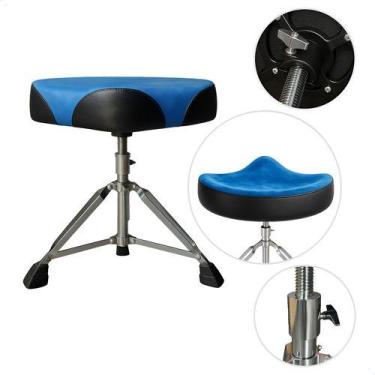 Imagem de Banco Bateria Dreamer Sg4b-t Selim Azul C/regulagem - ANDALUZ