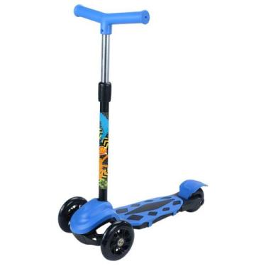 Imagem de Patinete Infantil Radical Power New Dm Toys 3 Rodas Ajustável suporta 