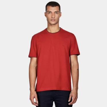 Imagem de Camiseta Aramis Basic Friso Ou25 Vermelho Masculino, M