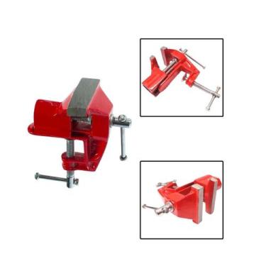 Imagem de Mini Torno Morsa De Bancada Mesa Base Fixa 2 Polegadas - EDA