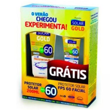 Imagem de Kit Protetor Solar Gold 200Ml + Facial Fps60 50ml - Nutriex Imp. E Exp