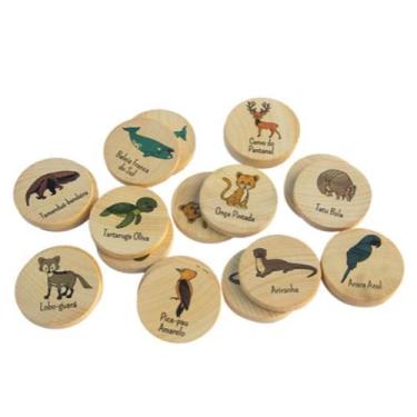 Imagem de Jogo da memória animais brasileiros em extinção - Fabrika dos sonhos