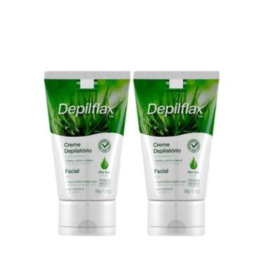 Imagem de Depilflax Creme Depilatório Facial 50g - 2 Unidades