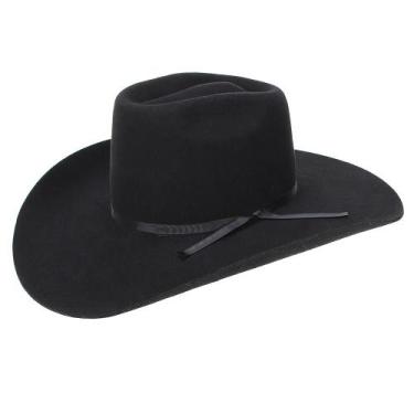 Imagem de Chapéu Texas Diamond Preto Copa Alta 20993, 57
