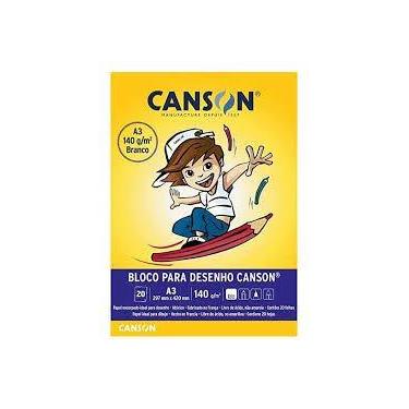 Imagem de Bloco canson a3 140gr branco 66667071 - CANSON(1156/7570)